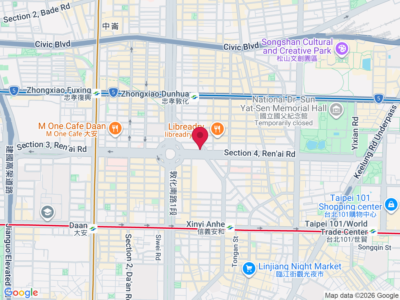 Map showing 逆時整形外科診所