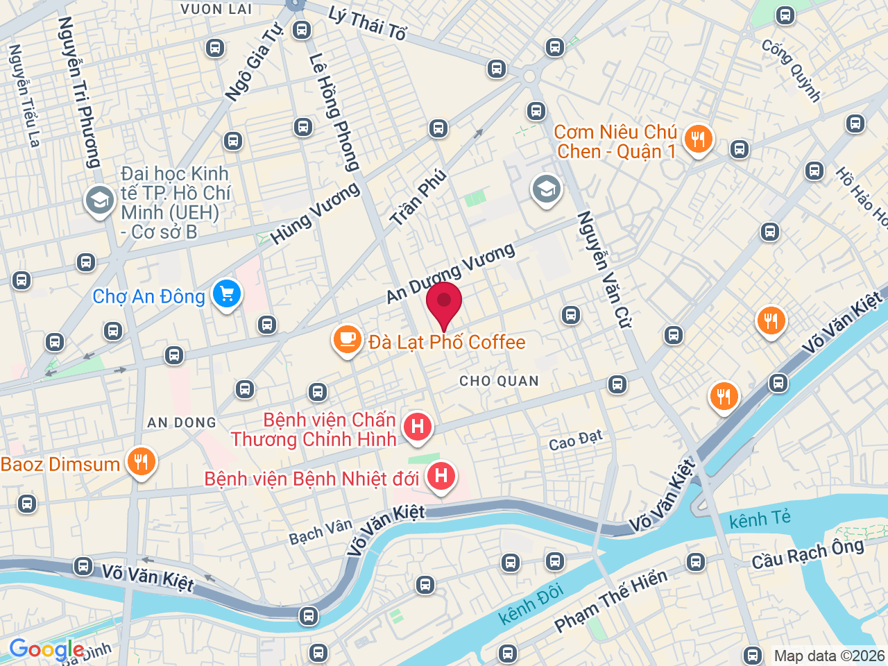 Map showing Dr. Nhan Ho - Plastic Surgery Clinic