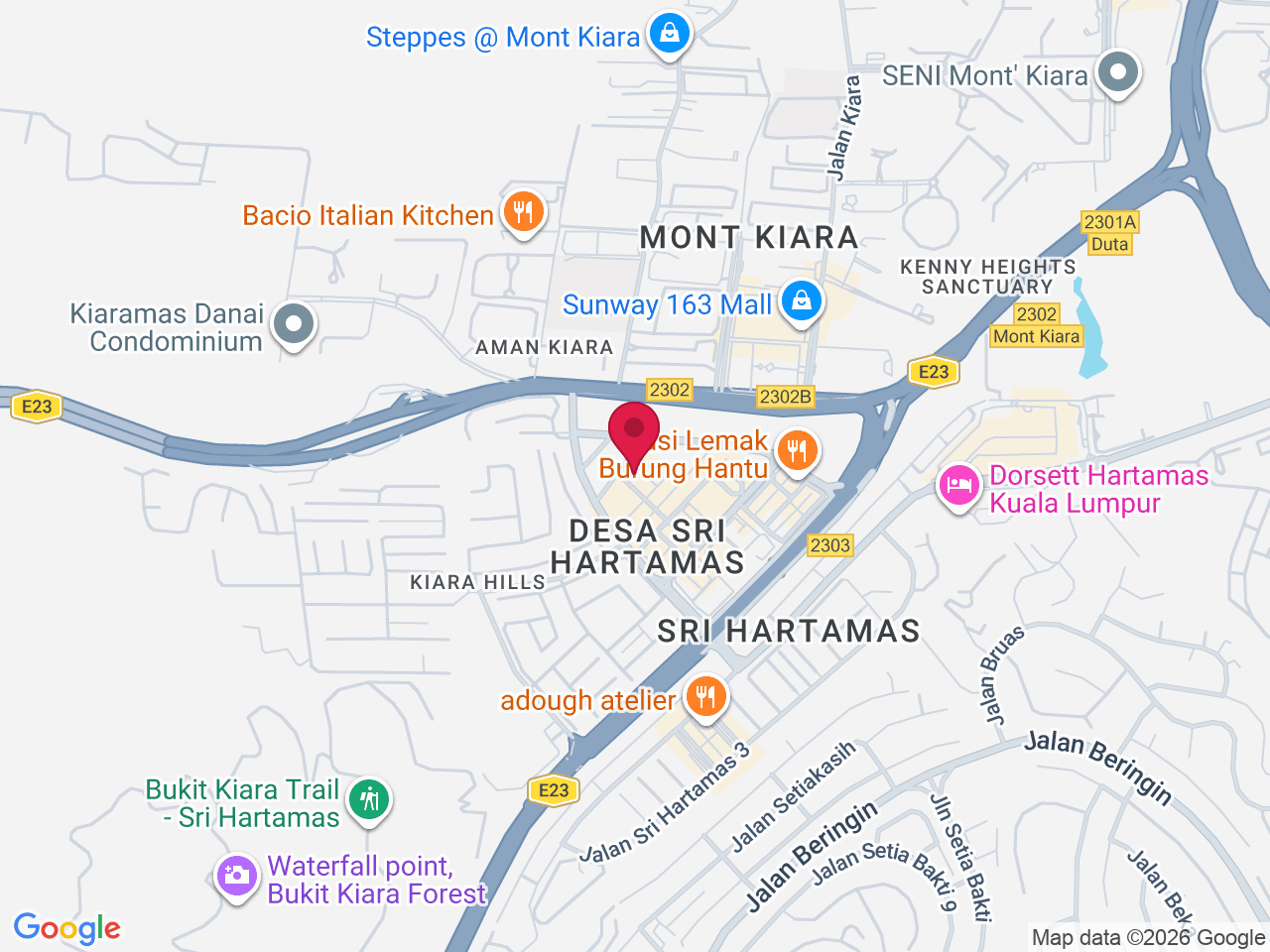 Map showing CLEO Clinic Aesthetic & Skin center