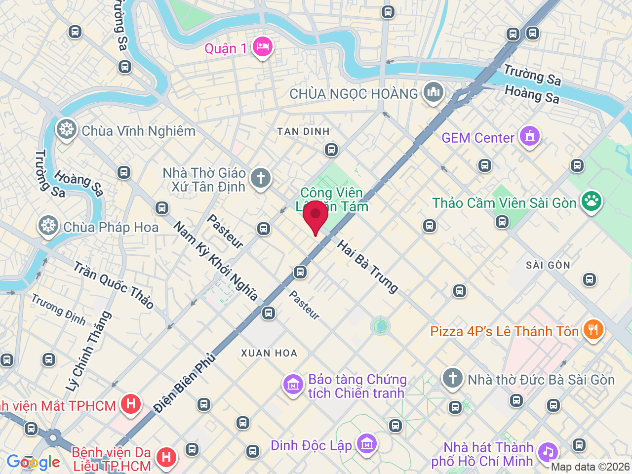 Map showing Shine Clinic By Ts.Bs Trần Ngọc Ánh