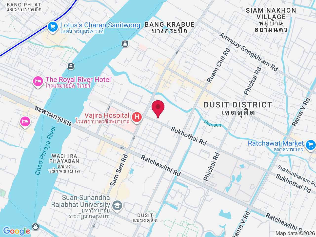 Map showing Masterpiece Hospital