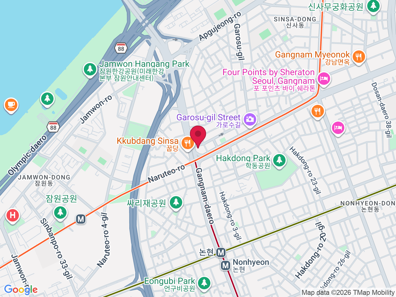 Map showing Luho Plastic Surgery