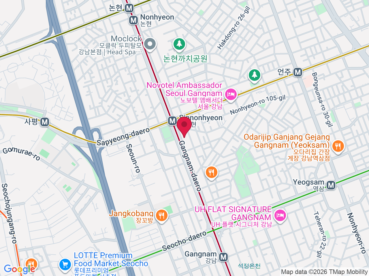 Map showing Dr New Cell Clinic