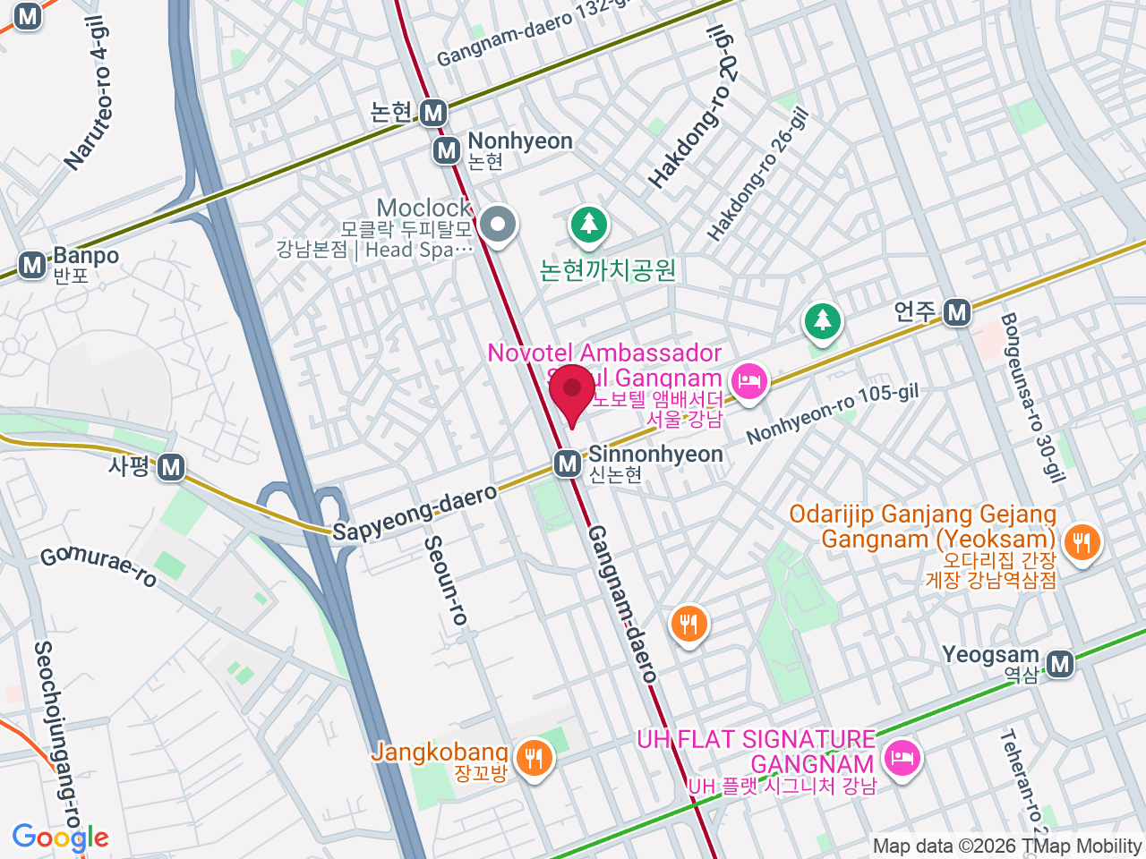Map showing LINK Plastic Surgery Clinic